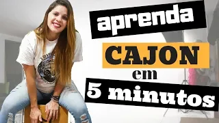 Aprendendo a tocar Cajon em 5 minutos