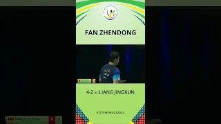 This shot from Fan Zhendong was something 🚀 #ITTFWorlds2023 #Durban2023