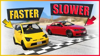 GTA V - Top 5 Cars that look Fast but are VERY Slow!