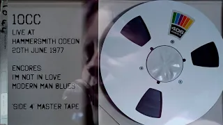 10cc master tape - encores from Hammersmith Odeon, 20th June 1977 -  synched to original footage