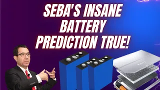 Tony Seba's 2027 battery prediction is about to happen 3 YEARS EARLY!