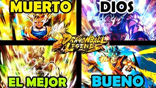 TODOS LOS REVIVAL De PEOR A MEJOR De Dragon Ball Legends