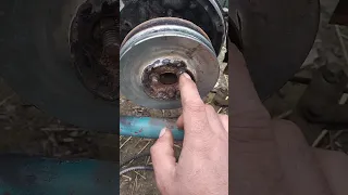 двигатель от мотоблока на моторолер муравей шкивы от ваз