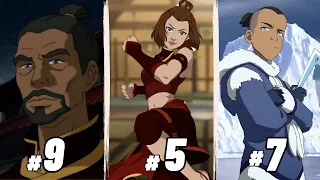 Ranking the Strongest Non-Benders in Avatar