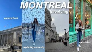 MY TRIP TO MONTREAL VLOG! cute cafes, yummy food, exploring a new city