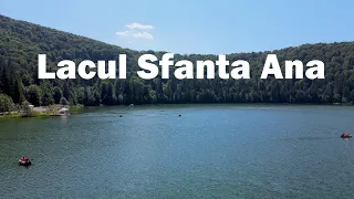 Lacul vulcanic Sfânta Ana | Transilvania | Mavic Air 2 video 4K