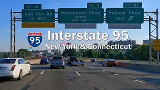 Interstate 95 Northbound in New York & Connecticut 4K(for Treadmill Relaxation) #i95