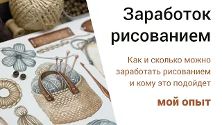 Как и сколько можно зарабатывать рисованием? Мой опыт - Upwork и Etsy.