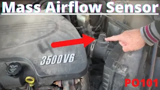 How to Clean or Replace Mass Airflow Sensor Chevy Impala