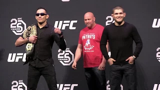 UFC 223 Press Conference Face Offs: Tony Ferguson, Khabib, Frankie Edgar, Max Holloway