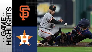 Giants vs. Astros Game Highlights (5/01/23) | MLB Highlights