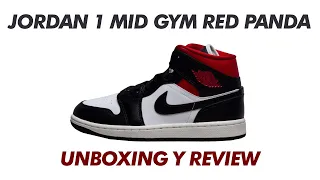JORDAN 1 MID GYM RED - UNBOXING Y REVIEW