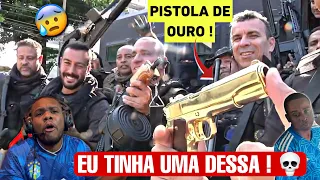 PEIXE DA VILA ALIANÇA FOI PRESO ! 😲 ELE TINHA UMA PISTOLA DE OURO *la ele ! 🤯