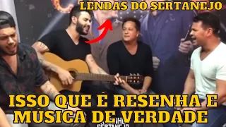 Gusttavo Lima CANTANDO com Leonardo e Eduardo Costa em RESENHA (Talismã) isso que é música