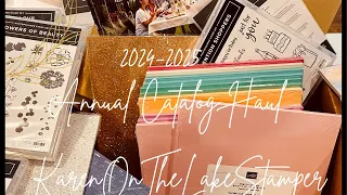 2024-2025 Annual Catalog Haul!