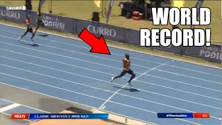 I Can't Believe He Just Did This... || Letsile Tebogo CRUSHES 300m World Record!