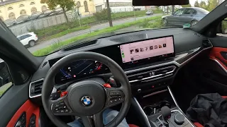 [POV] 2023 G80 M3C xDrive iDrive8 Drive & Walkaround in 4K