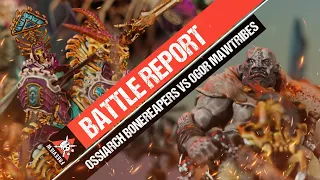 Ossiarch Bonereapers vs Ogor Mawtribes | Age of Sigmar Battle Report