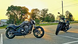 wife first ride on my 2021 moto guzzi v7 stone