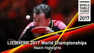 2017 World Championships Highlights I Timo Boll vs Jakub Dyjas (Round 2)