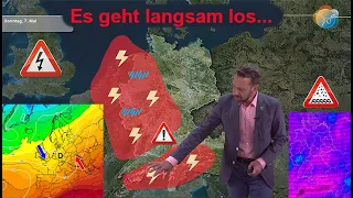 Es geht langsam los: erste Sommertage, erste größere Gewitterlagen! Wettervorhersage 03.-12.05.2023.