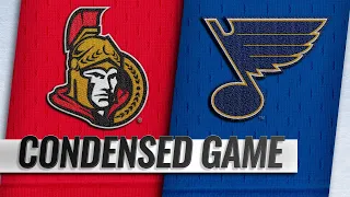 01/19/19 Condensed Game: Senators @ Blues