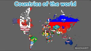 Countries of the world/ countries of the world remake! (1,000 subscriber special)