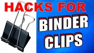 20 Amazing Binder Clips Uses, Life Hacks & Tricks