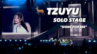 Twice (TZUYU) "Done For Me" Solo Stage - Ready To Be 5th World Tour @ SoFi Stadium 230610