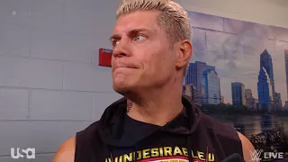 Cody Rhodes accepts new challenge from Brock Lesnar - WWE RAW 5/8/2023