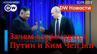 🔴Встреча Путина и Ким Чен Ына: что привез для Кремля бронепоезд из Пхеньяна? DW Новости (12.09.2023)