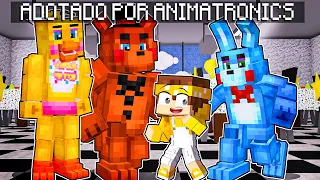 ADOTADO pelos ANIMATRONICS no Minecraft *Five Nignts at Freddy's*