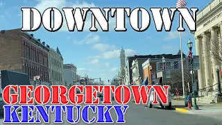Georgetown - Kentucky - 4K Downtown Drive