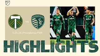 HIGHLIGHTS | Portland Timbers vs. Sporting Kansas City | May 25, 2024