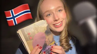 ASMR in norwegian/på norsk | reading a book in norwegian, whispered 📚