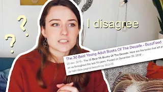 my thoughts on buzzfeed's 10 best YA books of the decade