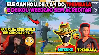 WEEDZÃO DESAFIOU A NOVA REVELAÇÃO MOBILE A GANHAR DO TREMBALA, ELE DEU 7 A 1 E NINGUÉM ACREDITOU!