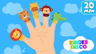 Die Finger Familie - Papa Finger, Papa Finger, wo bist du? 👍 Kinderlieder Deutsch mix | KinderDisco