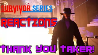 WWE Survivor Series 2020 Reactions: The Undertaker FINAL FAREWELL!