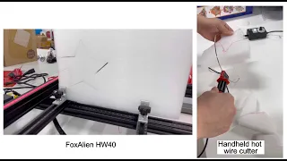 FoxAlien HW40 CNC Hot Wire Cutter VS Traditional Hot Wire Cutter