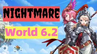 [Nightmare] Inn...?: World 6.2 Gnome Village (Complete Stars) - Guardian Tales
