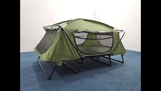 camping cot tent instruction video, CAMPINGSÄNG MED TÄLT