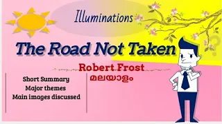 The Road Not Taken Malayalam summary