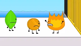 BFDI 25 but Firey lets Leafy In