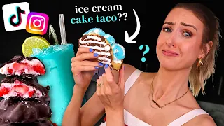 i tried VIRAL RECIPES off INSTAGRAM & TIKTOK... what's ACTUALLY good??