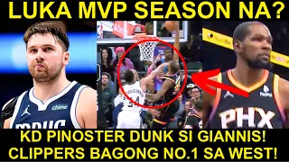 Luka Doncic MVP Season na Ngayon? | KD DINAKDAKAN si Giannis! | Clippers NO.1 na