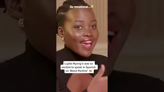 Lupita Nyong’o was so excited to speak Spanish in ‘BLACK PANTHER’🥵 #shorts #blackpanther