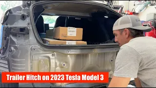 Stealth Hitches Hidden Trailer Hitch Receiver Installation on 2023 Tesla Model 3 | ReelDealEV