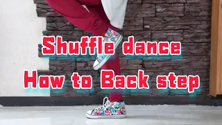 Double tab Running man in Shuffle dance tutorial