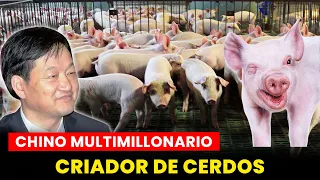 ¡8.600 millones! EL GRANJERO MÁS RICO DEL MUNDO Y DE CHINA miles de millones Criando Cerdos  🐷